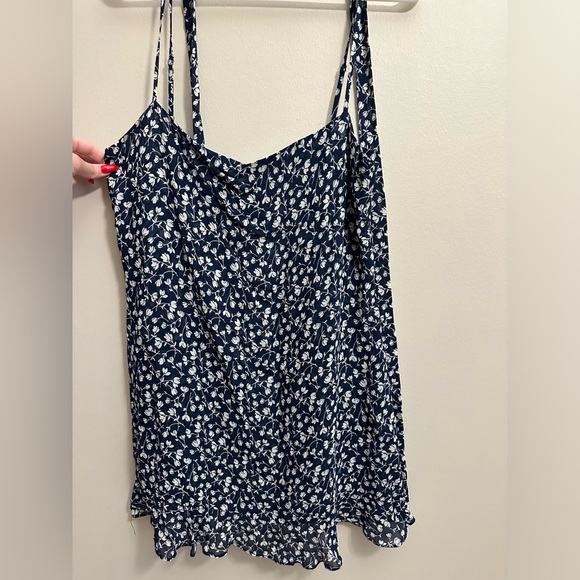 Reformation blue and white mini dress - Picture 1 of 3